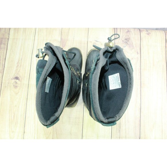 Sorel Conquest Carly Black Suede Lace Up Waterproof Tall Winter Boots Size 9.5 - Picture 7 of 10